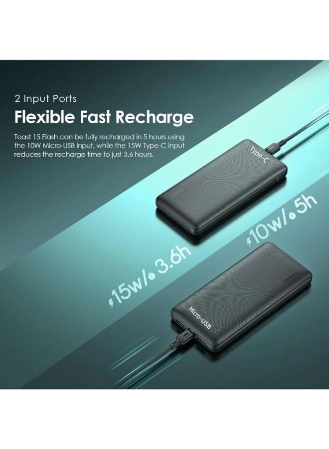 Toast 15 - 10000mAh 15W