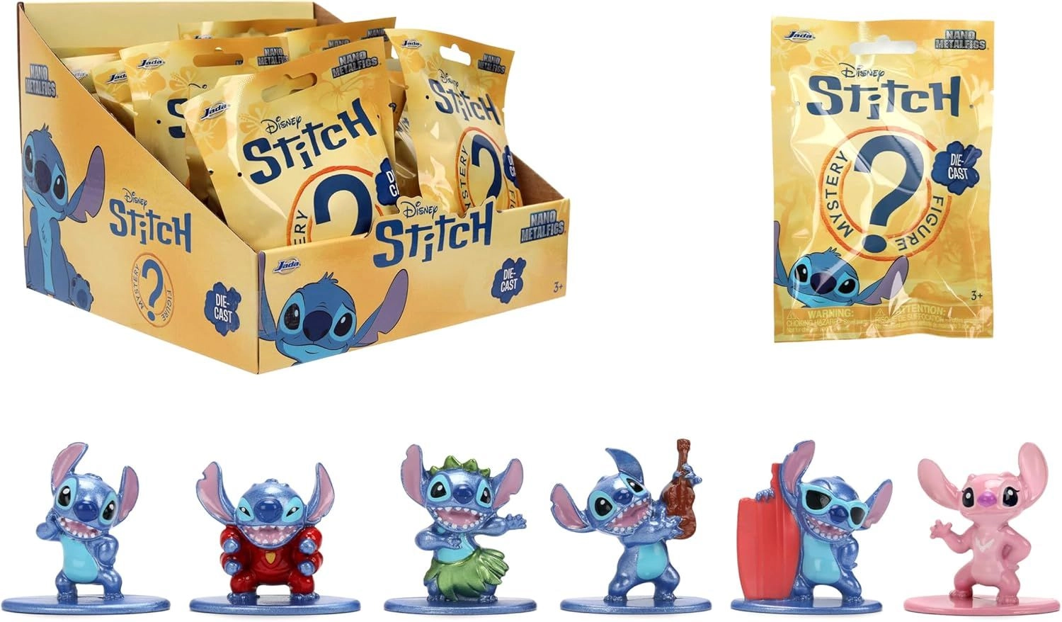 Disney Stitch Nanofigs Die Cast (sim-9336770314R00)