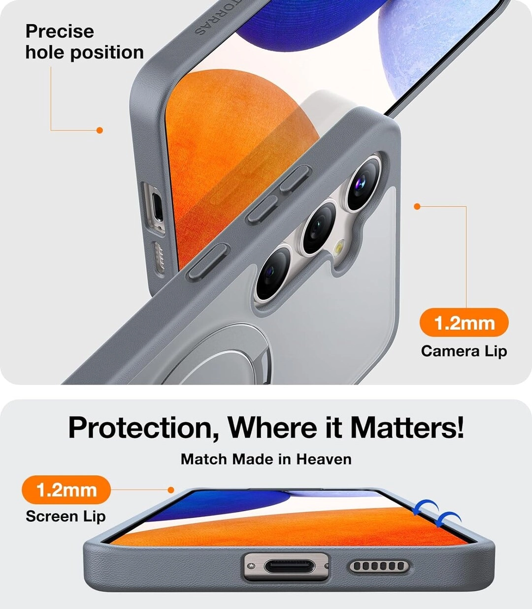 UPRO Ostand Matte Series Case for Samsung S24