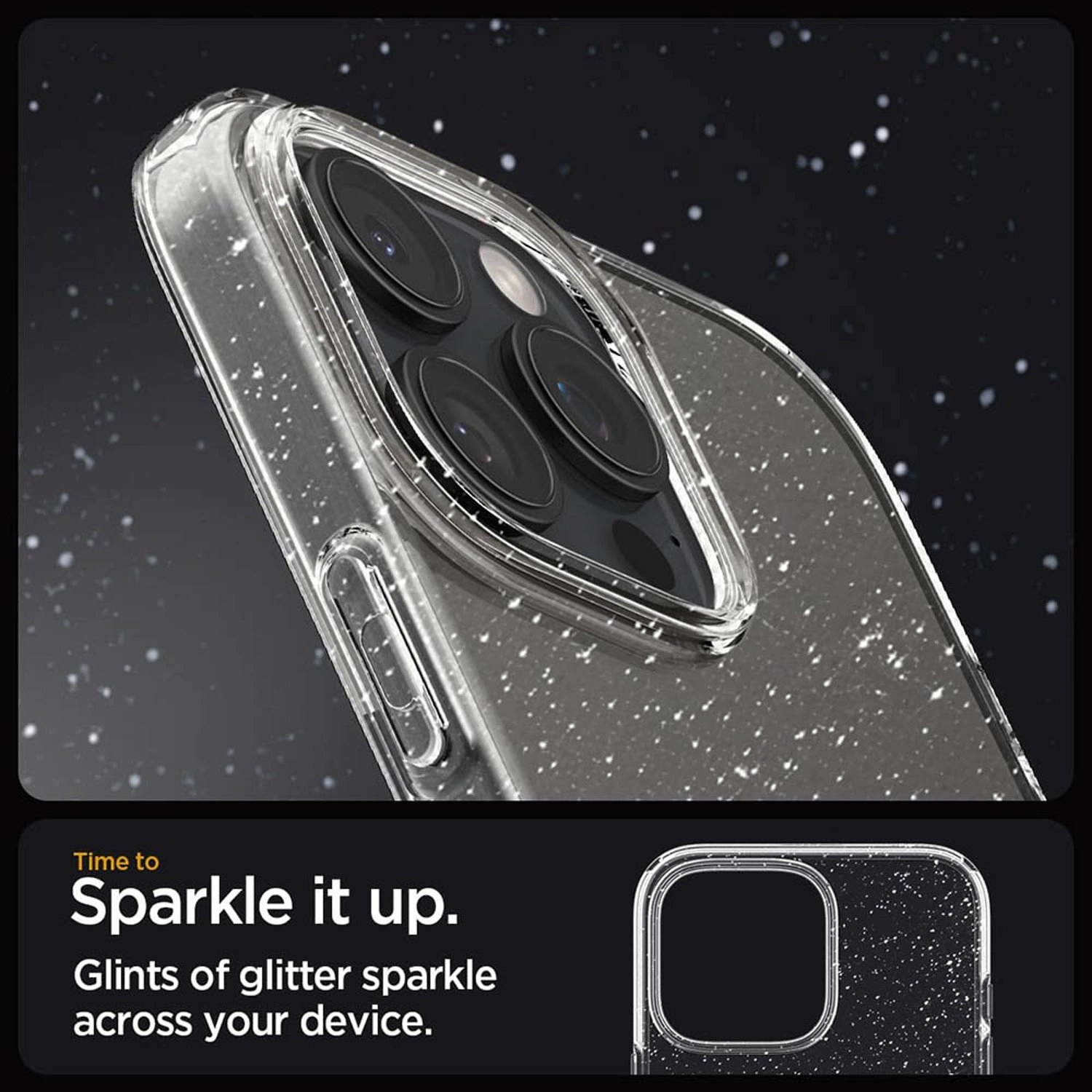 Liquid Crystal Glitter Max Clear Case for iPhone 16 Pro Max