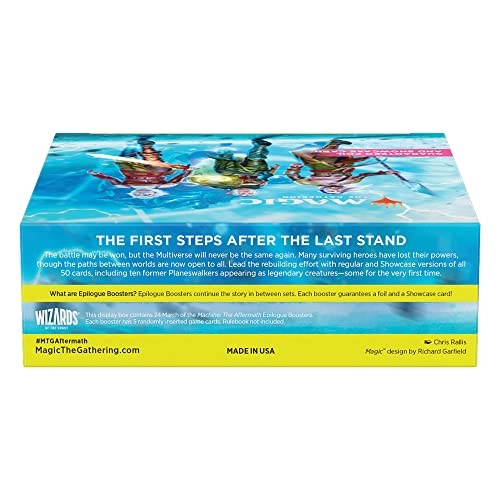 March of the Machine: The Aftermath Epilogue Booster Box - 24 Packs 120 Magic Cards