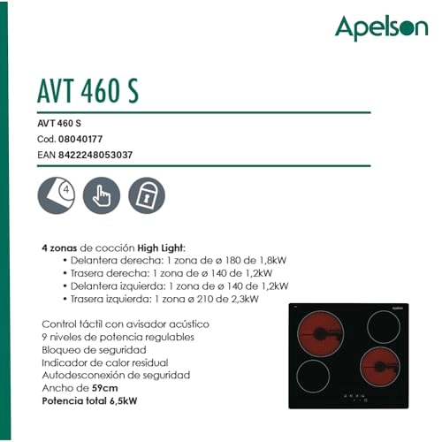 AVT 460 S Ceramic hob