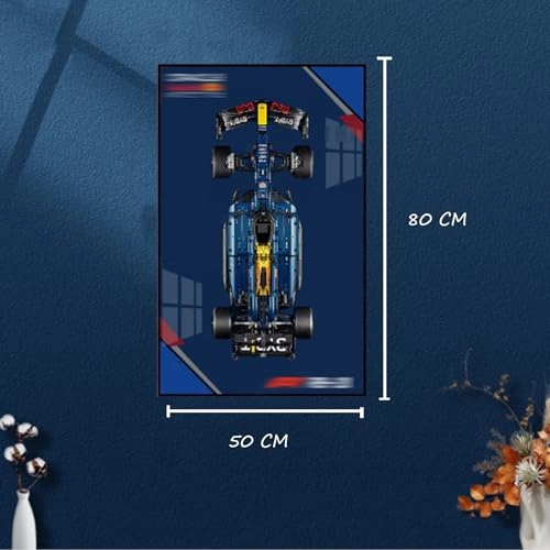 Wall Display Photo Frame Wall Plate - solid wood 10 for LEGO Formula 1 Racing Car 42206