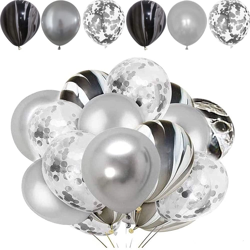 Party Time Trading LLC 40-Pieces 12 inch Decorative Balloons - Weddings Birthday Graduation