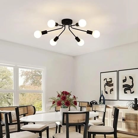 153 CHANDELIER 6 LIGHT - warm white