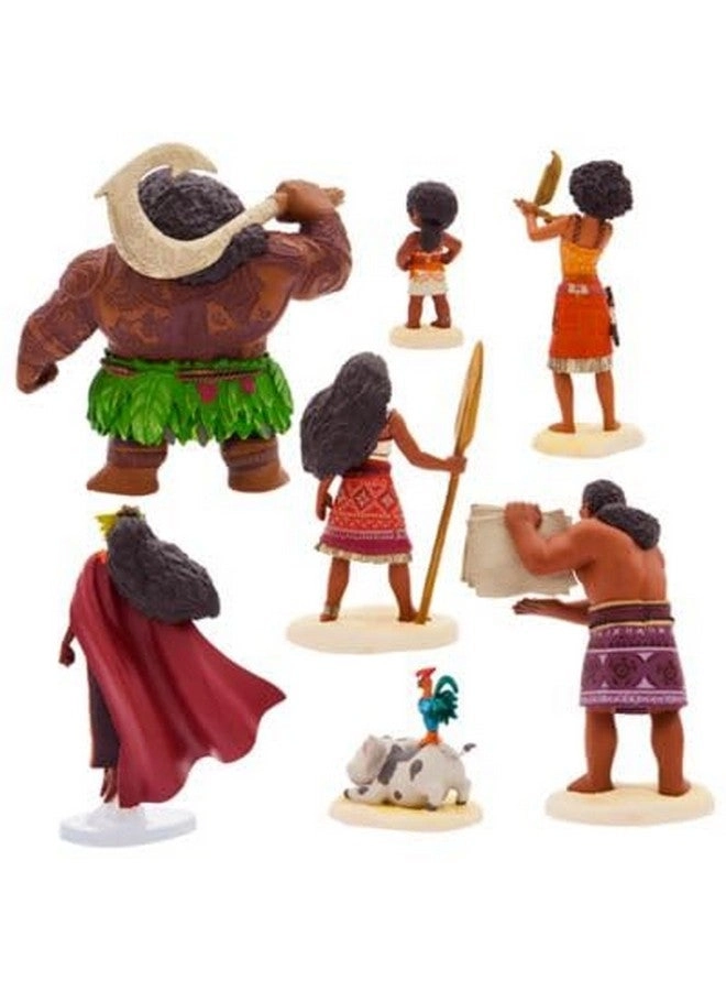 Moana Deluxe Figurine Play Set 8 pcs