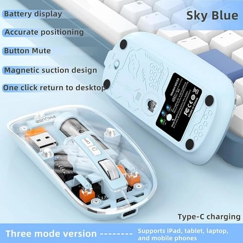 Wireless Mouse - Bluetooth 2.4GHz