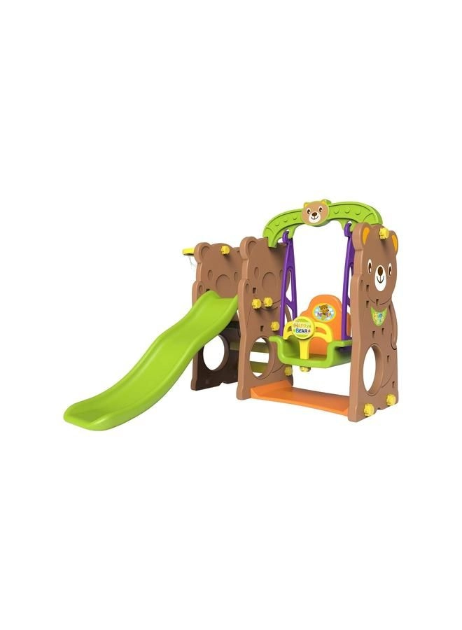 COLORLAND LETS PLAY Bear Slide with Swing CHD-161