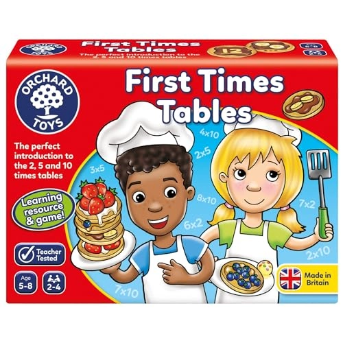 First Times Tables - 5 - 8 years 40 pieces