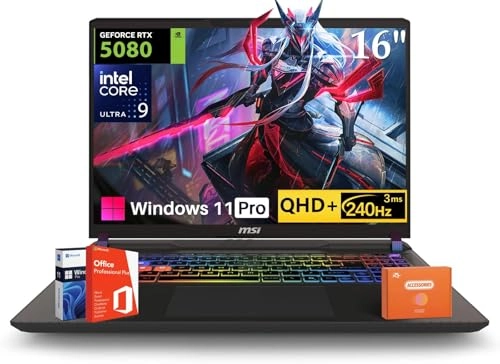 Vector 16 HX AI 400 Vector 16 HX AI VECTOR16HXA2400 - 16'' Ultra 9 275HX 64GB DDR5 8TB SSD