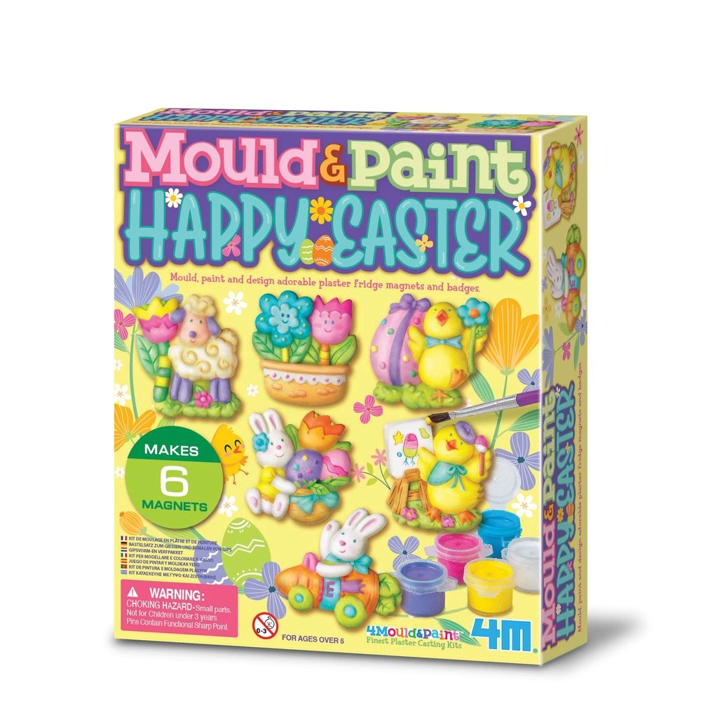 4M Mould & Paint Craft Kit - Happy Easter Suitable for 5 years & above