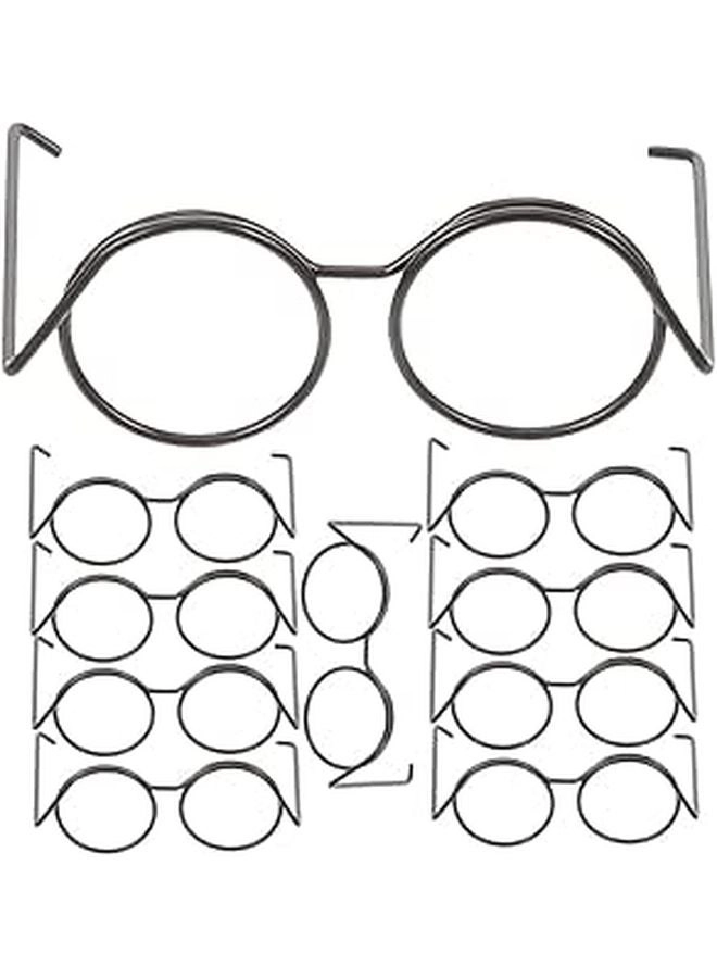 JOINPAYA Miniature Metal Doll Glasses - 5.70X4.80X2.20cm 10Pcs Unisex Adult