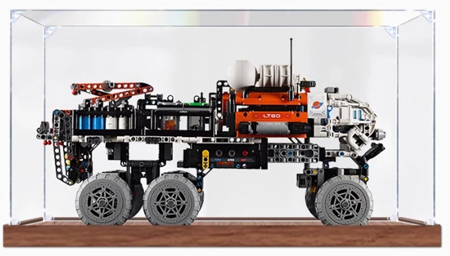 OYTOCLKU Acrylic Display Box - Mars Manned Exploration Rover Lego
