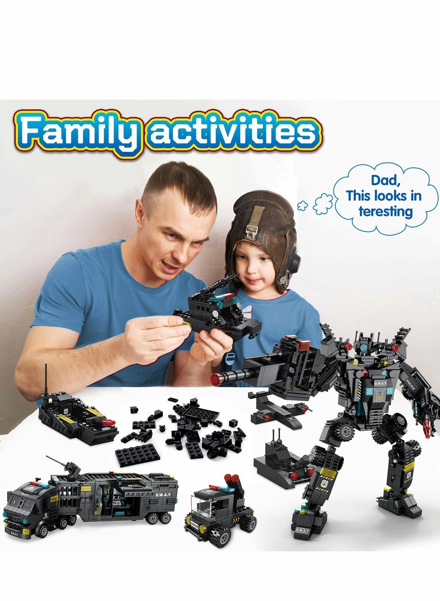 Robot Building Kit - 51-in-1 700 pcs