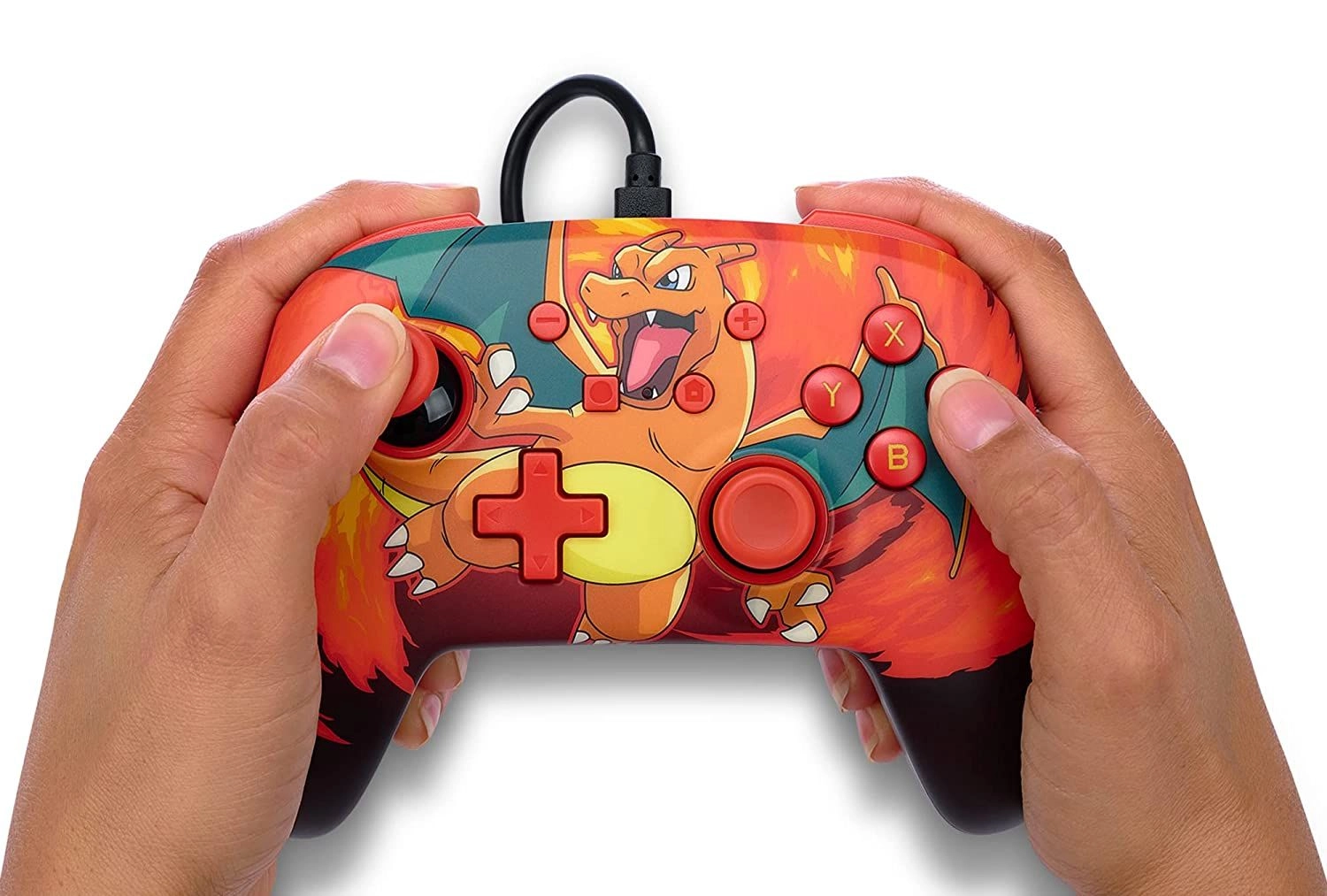Enhanced Wired Controller - Charizard Firestorm Nintendo Switch