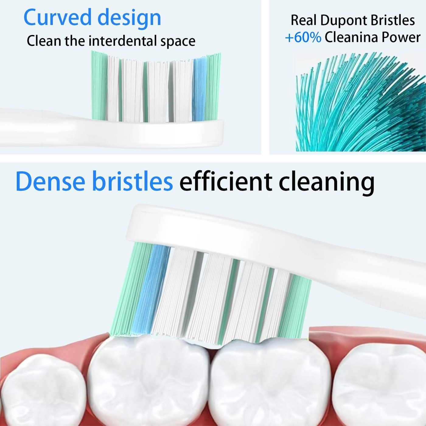 Replacement Toothbrush Heads - 6 Pack