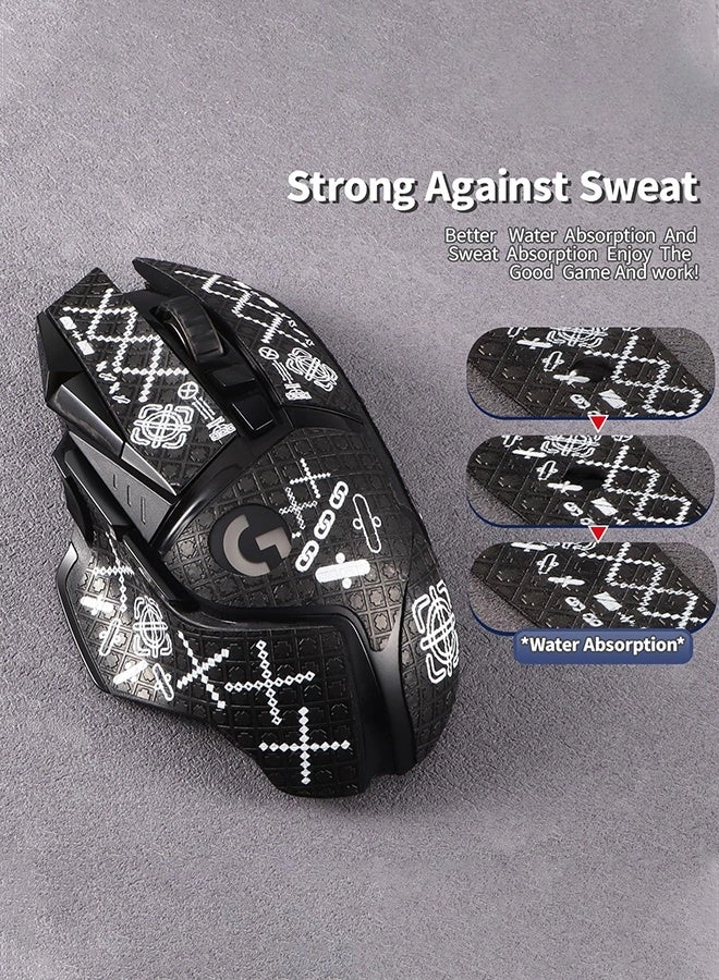 Mouse Grip Tape - Full Coverage Self-Adhesive Pre-Cut for G502 Wired G502 Wireless Bundle