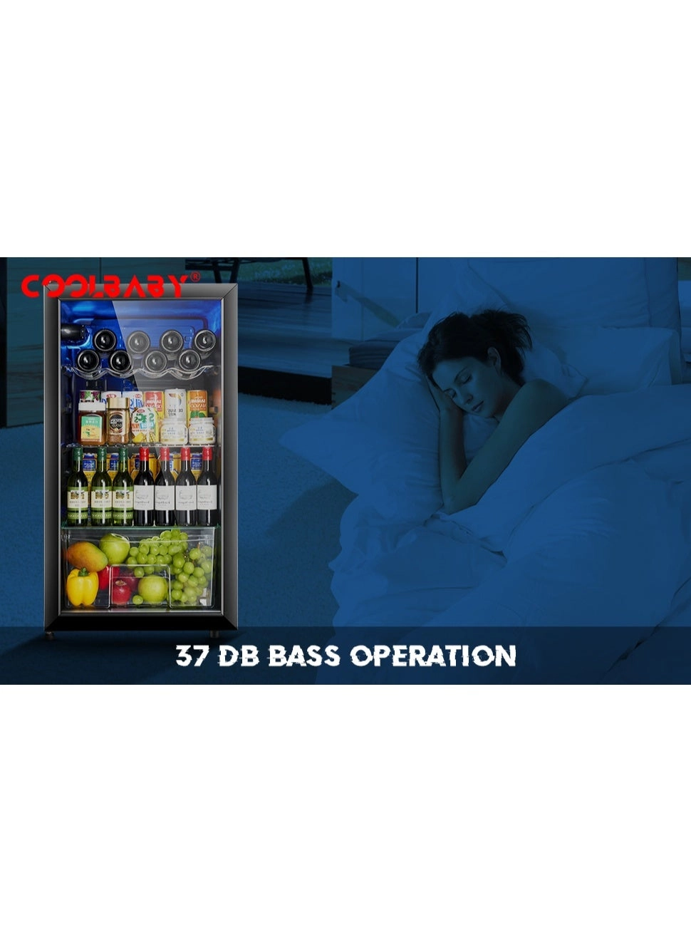 CZBX20MAA - 95 L Compressor refrigeration Black