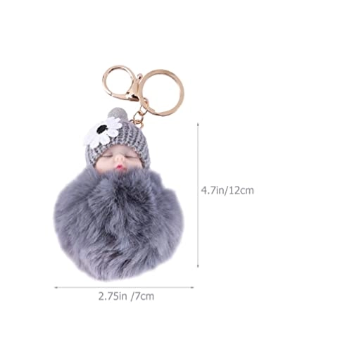 Doll Pompom Keychain
