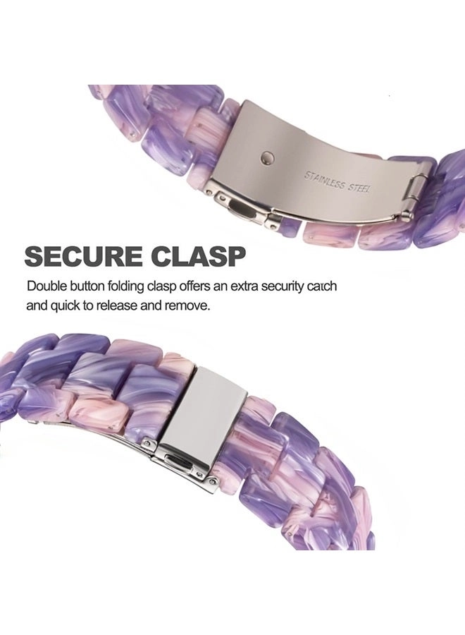 Resin Replacement Strap - 20mm Purple pink