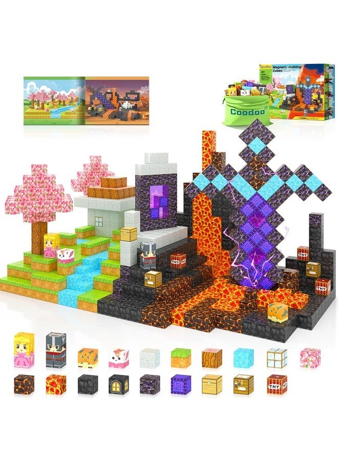 Coodoo Build Mine Magnet World Magic Portal Set - Minecraft