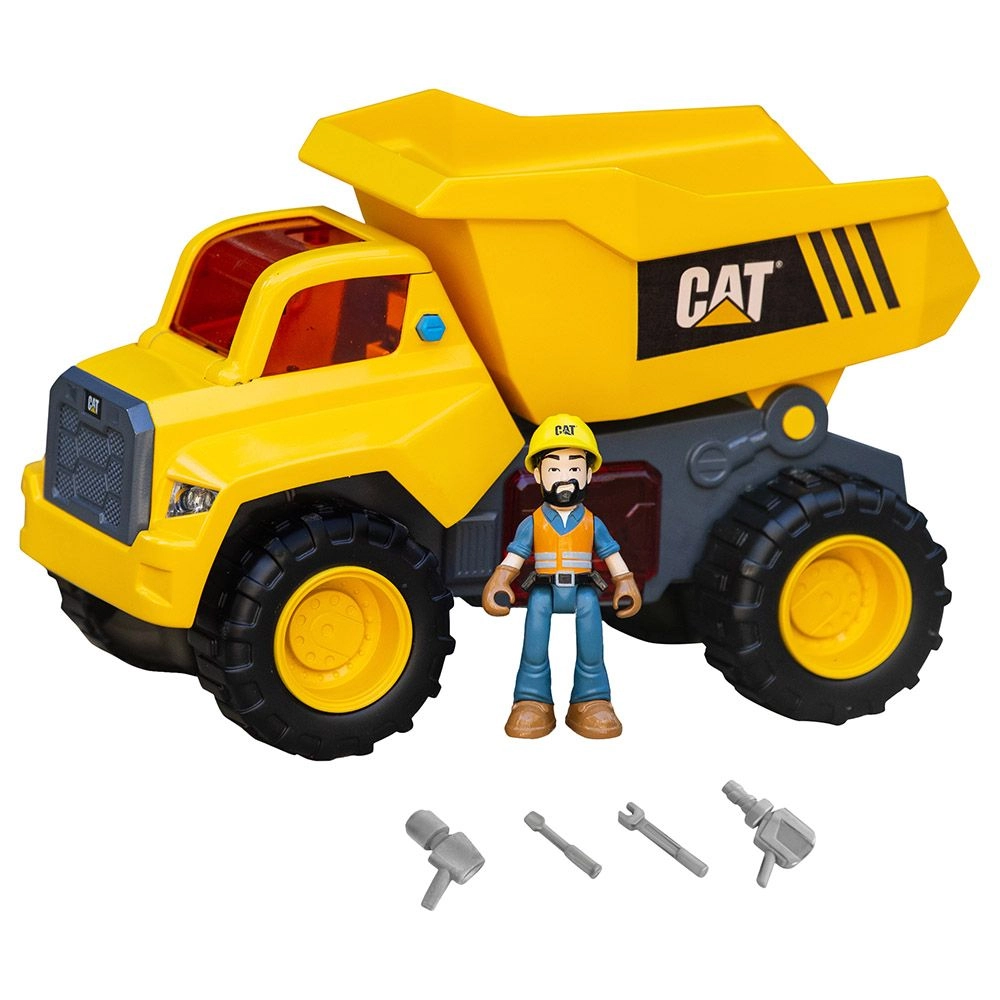 Power Action Crew Excavator - Light & Sound Yellow
