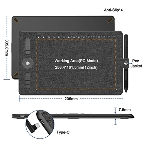 M1230 - 258.4x161.5mm 8192 Levels
