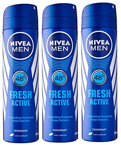 Fresh Active Deo Spray Antiperspirant - 3x150ml Men
