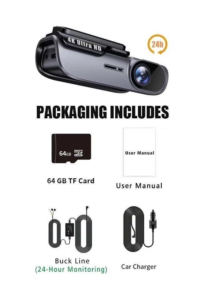 Dual Dash Cam - 4K