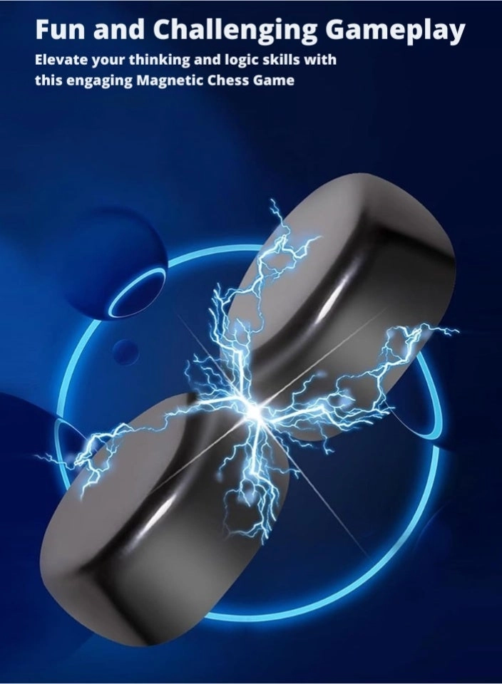 Magnetic Strategy Game - 20-Piece Portable