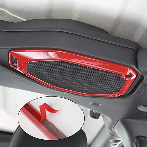Top Speaker Audio Surround Trim - for Jeep JL Wrangler JL JLU Gladiator JT 2018 2019 2020 2021 Orange (2pcs/Set)