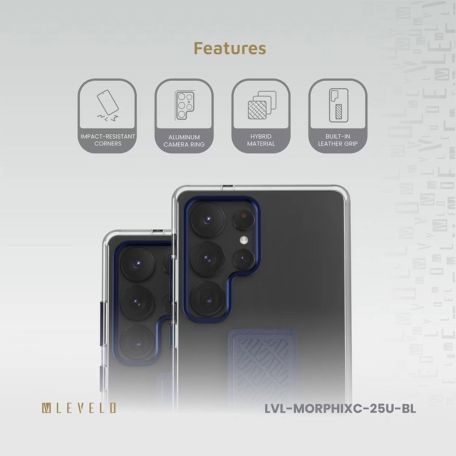 Morphix Clara Grip Case for Samsung Galaxy S25 Ultra