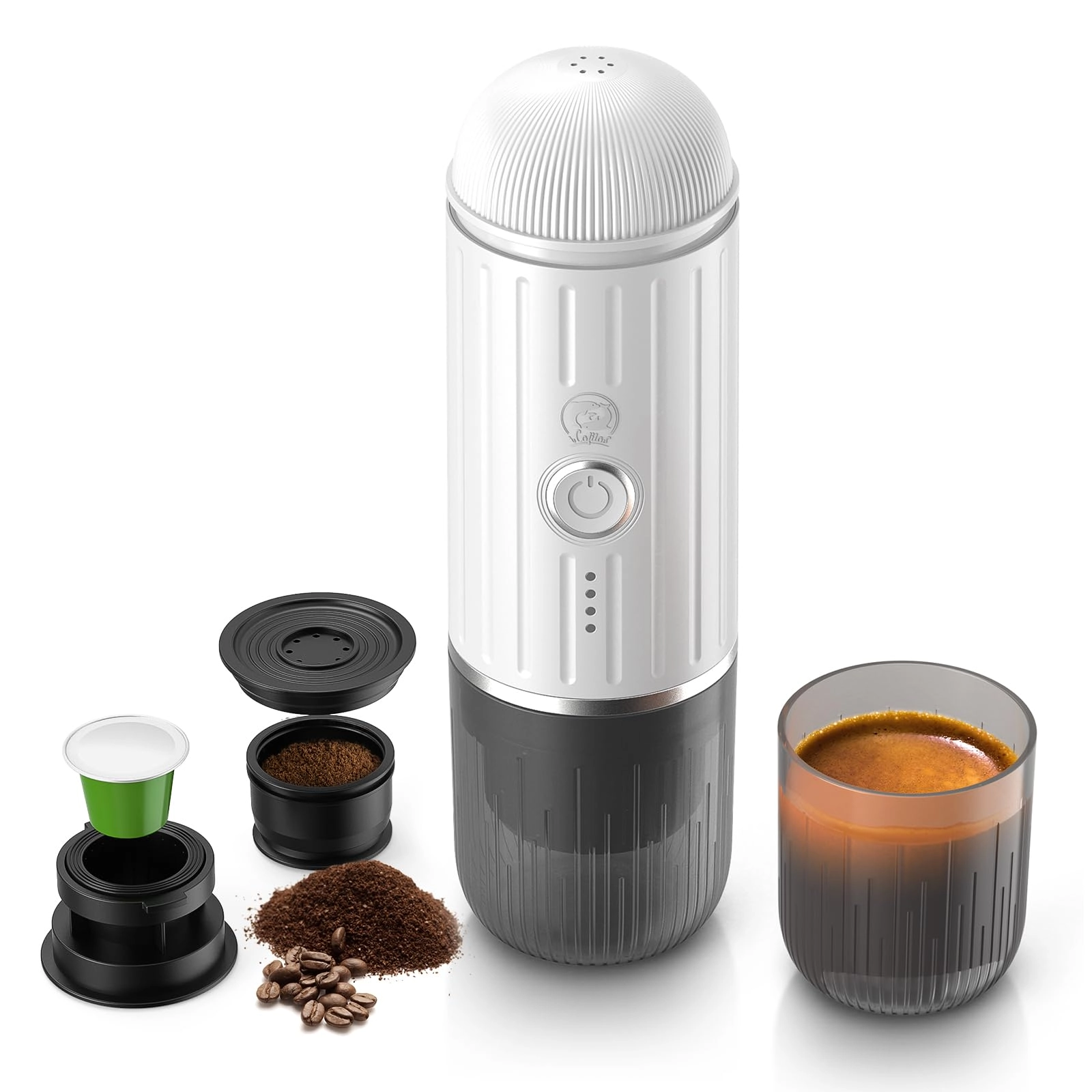 i cafilas ME2218 - 6E+1 Milliliters Support Ground Coffee and NS capsule