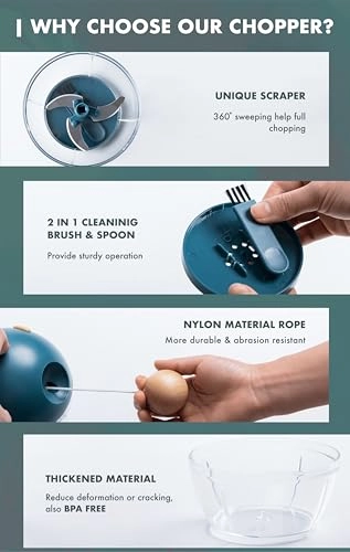 Mini Handy And Compact Ultra Pro Designed Chopper - 400 Ml 3 Blades