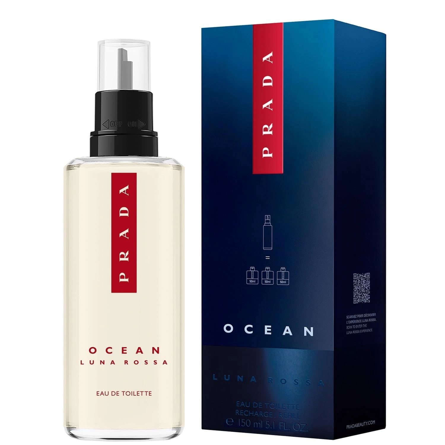 Prada Luna Rossa Ocean Eau de Toilette - 150ml