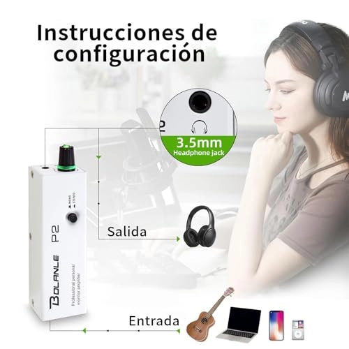 P2 - Portable Headphone Amplifier XLR/TRS