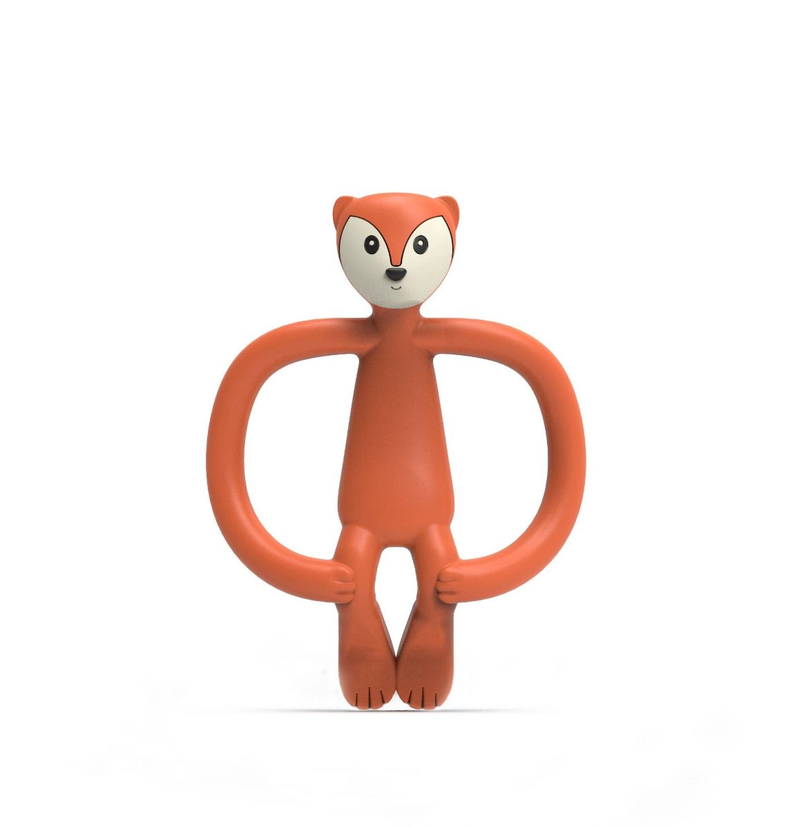 Fudge Fox Teether - food-grade silicone