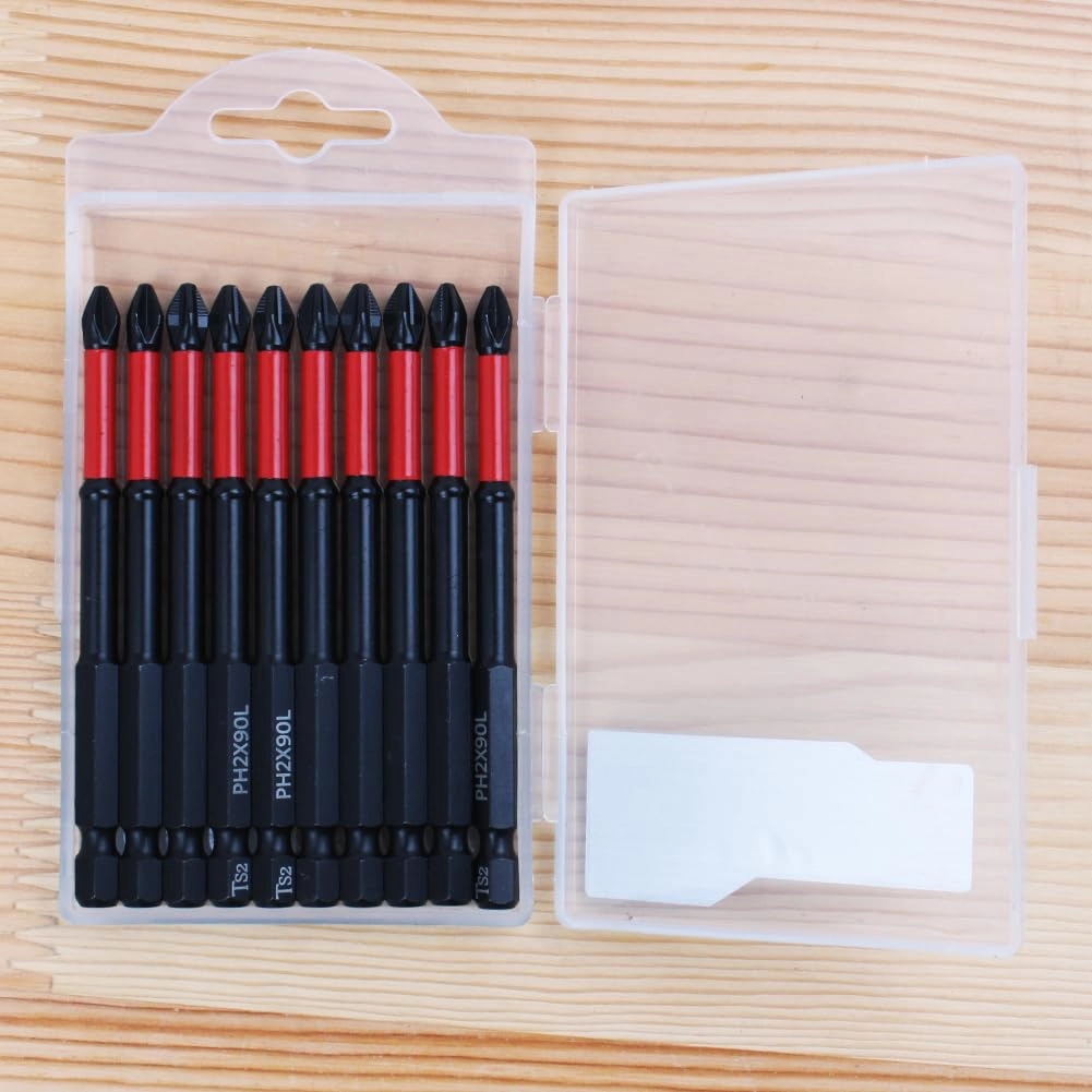 Phillips PH2 - 10 Pack 3-1/2" Length