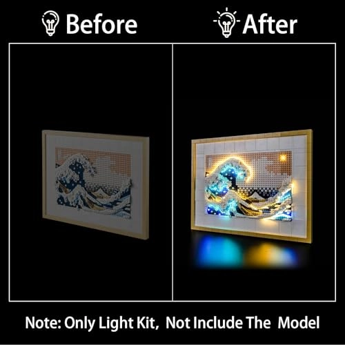 Lighting Kit 31208 - for LEGO The Great Wave 31208 ABS