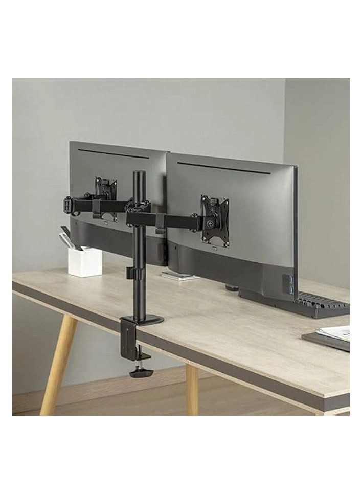Dual Monitor Mount - 2 Monitors 32 inches 75mm or 100mm