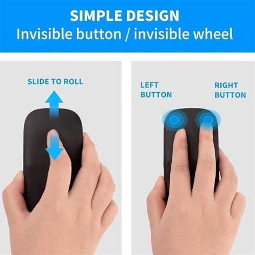 Foldable Wireless Touch Mouse - Bluetooth