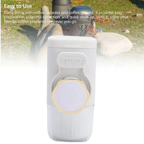 Portable Coffee Machine - Manual Compatible with Capsules and Ground Coffee 100 ml