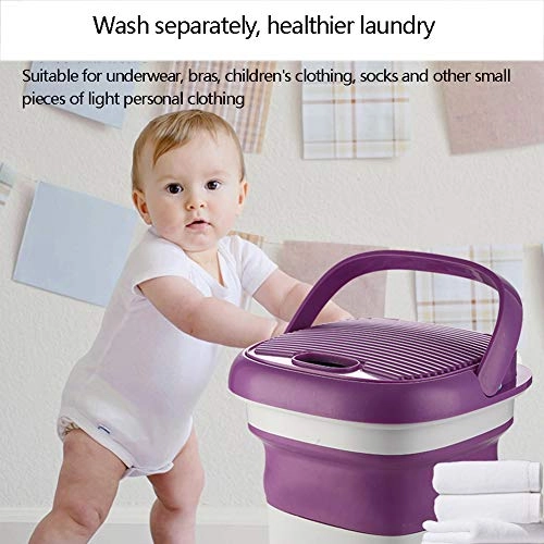 Portable folding washing machine
