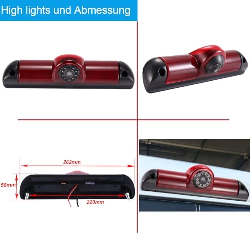 LCD TFT Colour Display Monitor + Car Camera - Night vision 1280 x 720