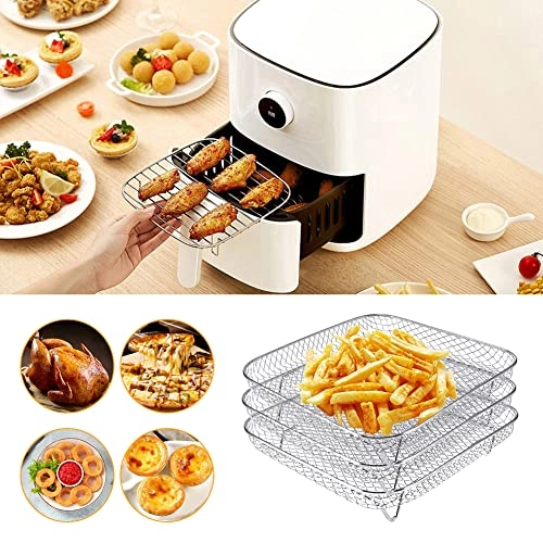 Square Air Fryer Rack - Stainless Steel 1pc