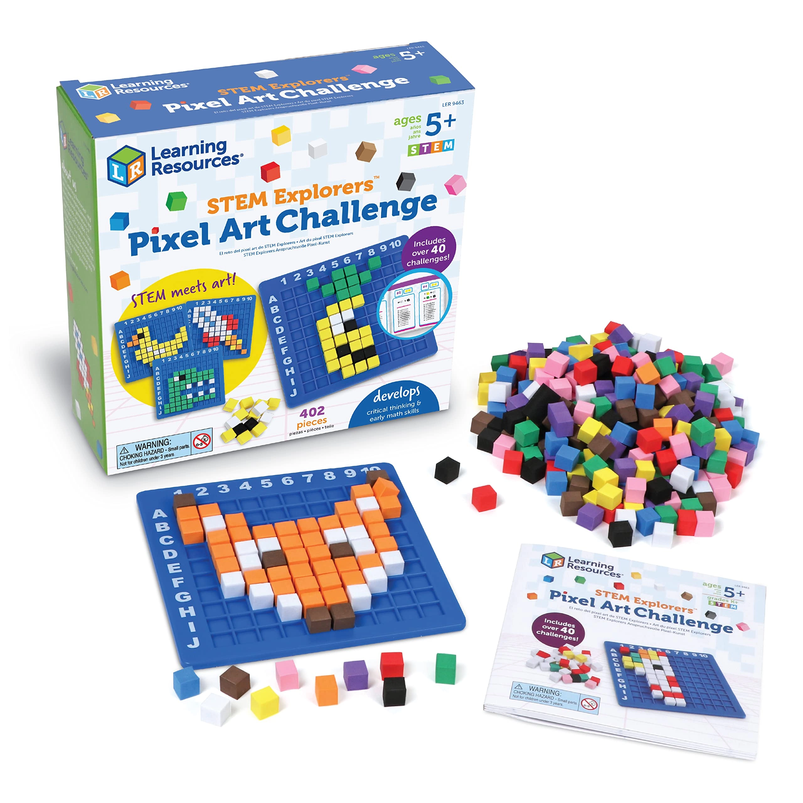 Learning Resources Pixel Art Challenge - 5+ 400 pieces