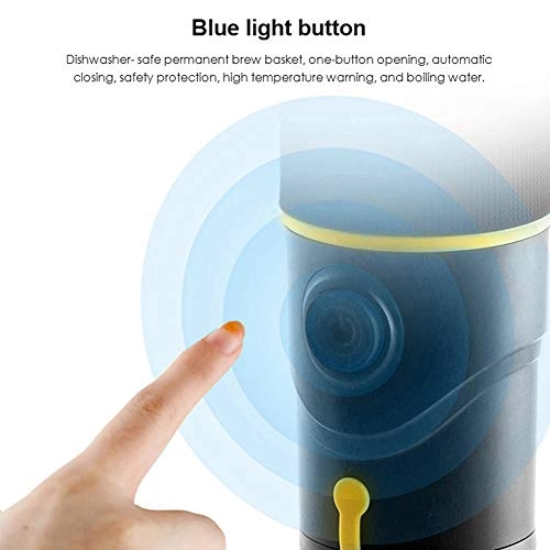 Portable Electric Coffee Machine - Rechargeable One-button 30s Extraction