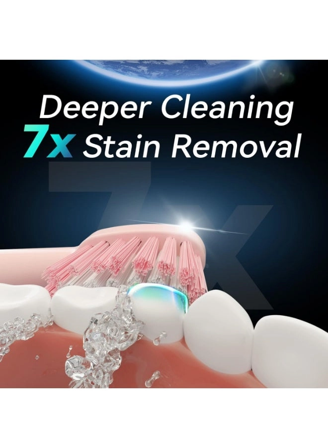 Sonic Electric Toothbrush - 8 Heads 5 Modes Midnight Black