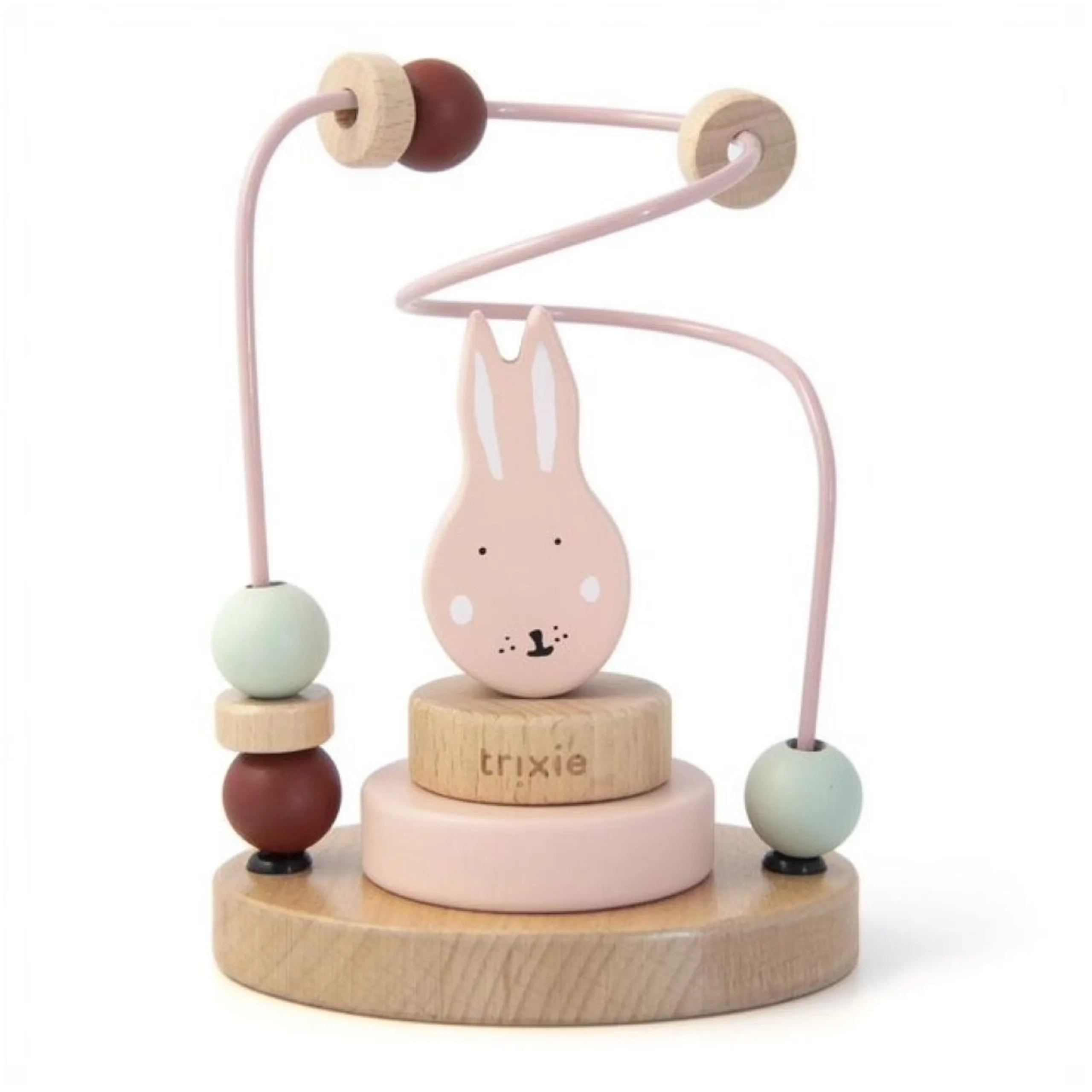 TRIXIE Wooden Beads Maze - Mrs. Rabbit - Suitable for 12 months & above