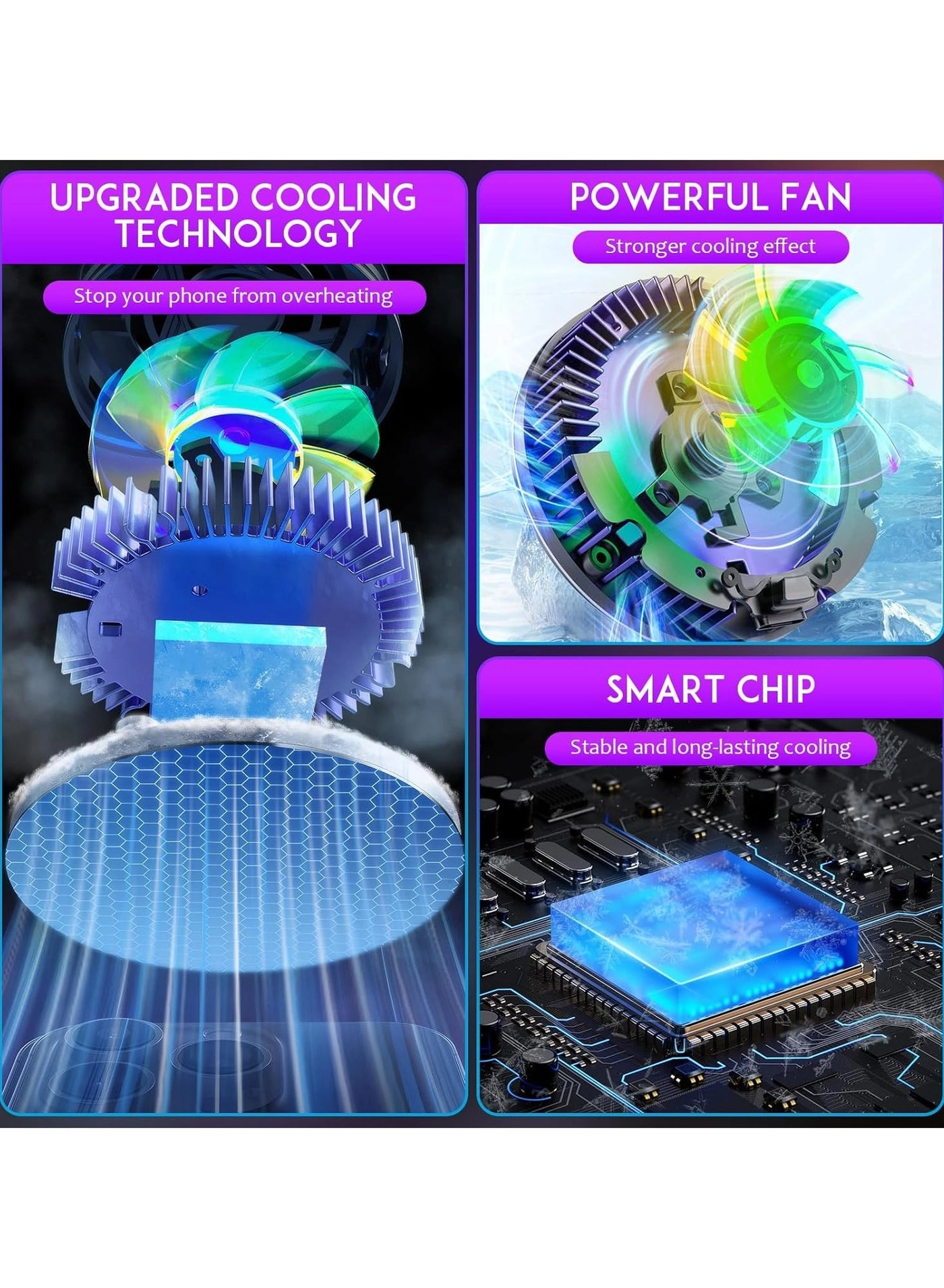 Magnetic Phone Cooler - iPhone iPad Android Tablet